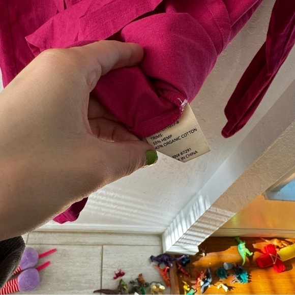 Johnny Was Calme Pink XS Pink 3/4 Tassel Embroidered Blouse - Picture 10 of 14